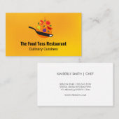 Bratpfanne Tossfood | Kulinarisch Visitenkarte (Vorne/Hinten)