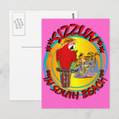 BRATPFEFFER PAPAGEIEN POSTKARTE (Vorne/Hinten)