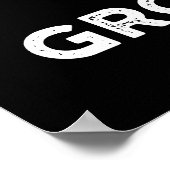 Bratpfeifen werden nie fein gebacken Lebensmittel Poster (Ecke)