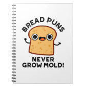 Bratpfeifen werden nie zu feuchtem Funny Food Puff Notizblock (Vorderseite)