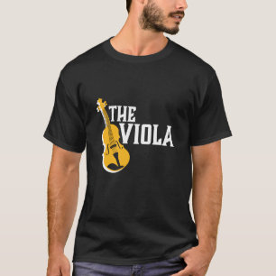 Bratsche-Spieler Vintage Retro Orchester Opernmusi T-Shirt