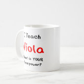 Bratsche unterrichten kaffeetasse (Vorderseite Links)
