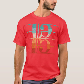 Bratschenschlüssel Bratschenspieler lustiger Freun T-Shirt
