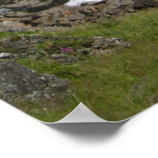 Brattefossen Wasserfall Poster (Ecke)