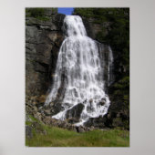 Brattefossen Wasserfall Poster (Vorne)
