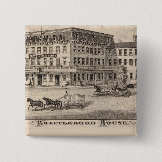 Brattleborhaus Button (Vorderseite)