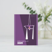 Brattleboro Circus Arts - Spektakuläre Seiden Postkarte (Stehend Vorderseite)