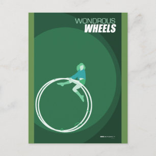 Brattleboro Circus Arts - Wondrous Wheels Postkarte