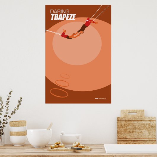 Brattleboro Circus Poster Serie - Trapeze (Küche)