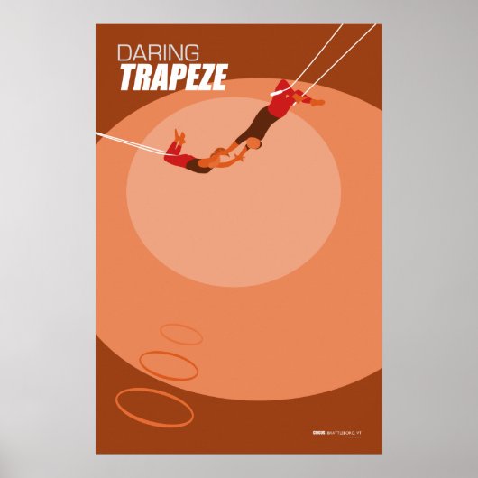 Brattleboro Circus Poster Serie - Trapeze (Vorne)