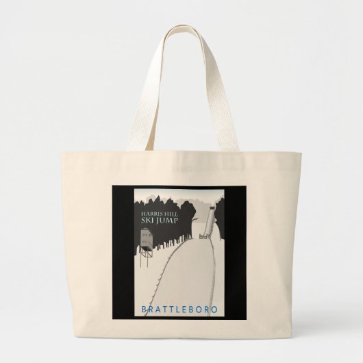 Brattleboro Harris Hill Tote Bag Jumbo Stoffbeutel (Vorne)