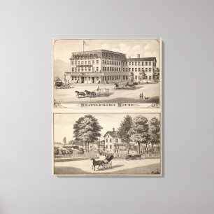 Brattleboro Haus Leinwanddruck