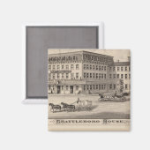 Brattleboro House Magnet (Vorderseite/Rückseite)