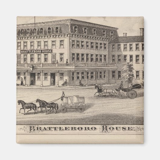 Brattleboro House Magnet (Vorne)
