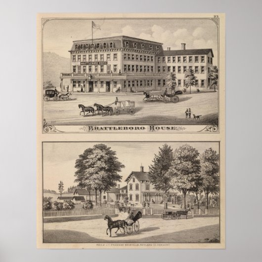 Brattleboro House Poster (Vorne)