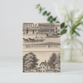 Brattleboro House Postkarte (Stehend Vorderseite)