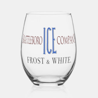 Brattleboro Ice Company Glass Weinglas Ohne Stiel