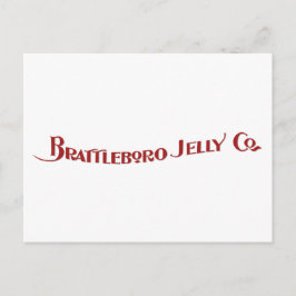 Brattleboro Jelly Company Postcard Postkarte