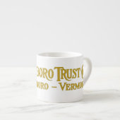 Brattleboro Trust Co., 1918 Logo-Tasse Espressotasse (Vorderseite Rechts)