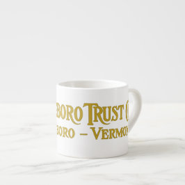 Brattleboro Trust Co., 1918 Logo-Tasse Espressotasse