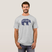 Brattleboro Vermont Bear T-Shirt (Vorne ganz)
