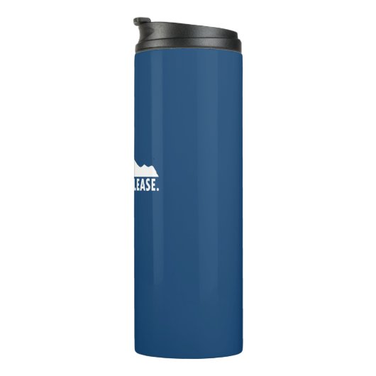 Brattleboro Vermont Bitte Thermosbecher (Nach rechts gedreht)