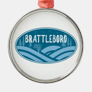 Brattleboro Vermont im Freien Ornament Aus Metall