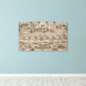 Brattleboro Vermont Leinwanddruck (Insitu (Holzboden))