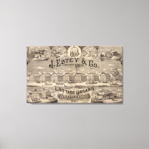 Brattleboro Vermont Leinwanddruck