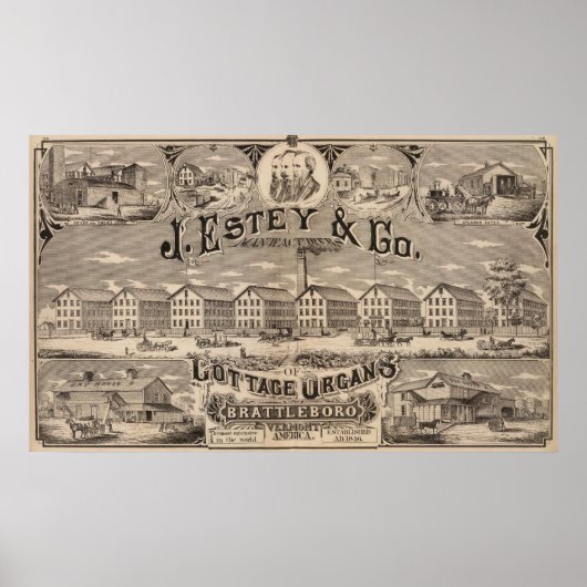 Brattleboro Vermont Poster (Vorne)