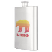 Brattleboro Vermont Rainbow Bear Flachmann (Links)