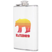 Brattleboro Vermont Rainbow Bear Flachmann (Links)