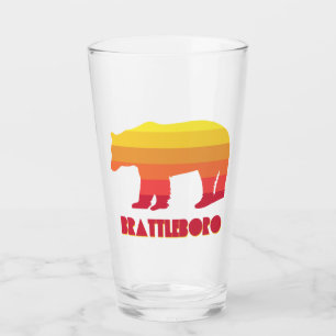 Brattleboro Vermont Rainbow Bear Glas