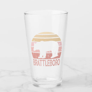 Brattleboro Vermont Retro Bär Glas