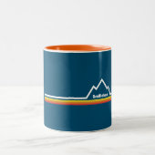 Brattleboro Vermont Zweifarbige Tasse (Mittel)