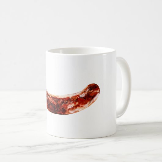 Bratwurst Kaffeetasse (VorderseiteRechts)