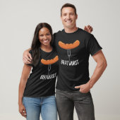 Bratwurstwurst auf Gabel deutsche Wurst T-Shirt (Unisex)