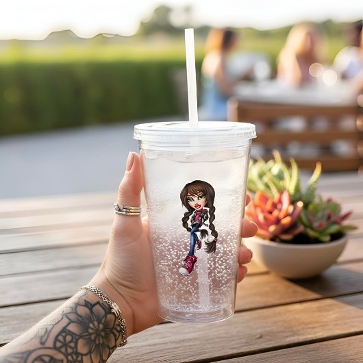 Bratz-Acrylbltumbler Acryltrinkbecher