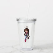 Bratz-Acrylbltumbler Acryltrinkbecher (Rückseite)
