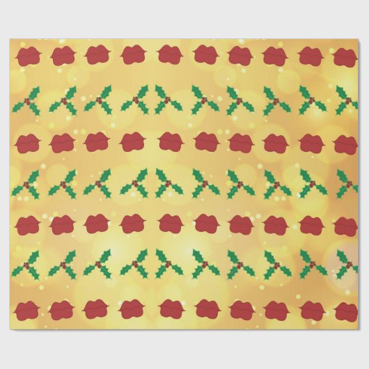 Bratz Lips & Mistletoe Geschenkpapier (Flach)