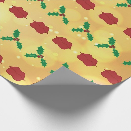 Bratz Lips & Mistletoe Geschenkpapier (Ecke)