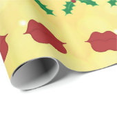 Bratz Lips & Mistletoe Geschenkpapier (Rolleneckpunkt)