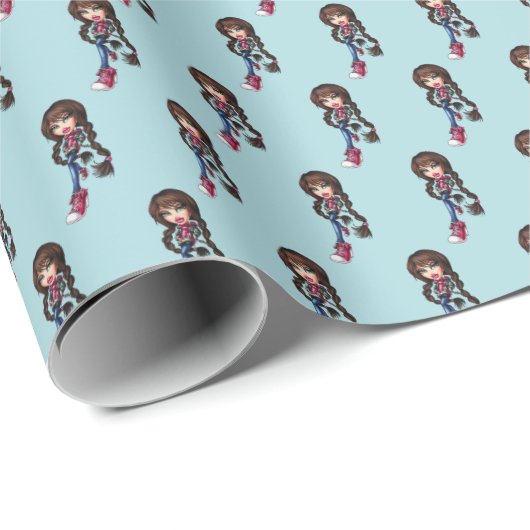 Bratz Wrapping Paper Geschenkpapier (Rolleneckpunkt)