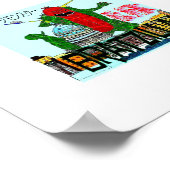 Bratzilla Destroys Madison Wisconsin Poster (Ecke)