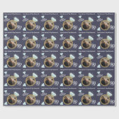 Brauch des 60. Diamant-Ehering-Fotos Geschenkpapier (Flach)