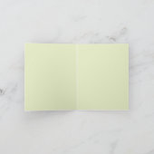 Brauch des glücklichen Patrick's Day Kleeblatts Karte (Innenseite)