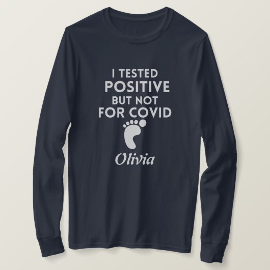 Brauch Ich getestet positiv nicht für Covid Schwan T-Shirt (Design vorne)
