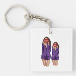 Brauch, Mutter, Tochter, Mutter, Tag, Geschenk, Schlüsselanhänger