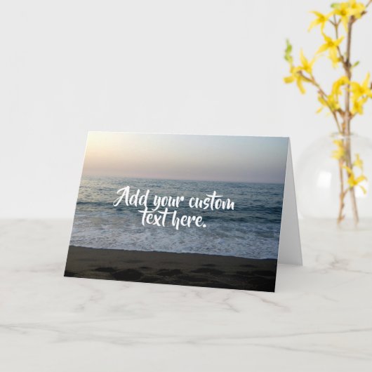 Brauch-Text Karte (Gelbe Blume)