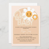 Brauchbar, Babydusche, Baby, geschlechtsneutral, Einladung (Vorne/Hinten)